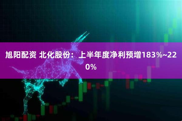 旭阳配资 北化股份：上半年度净利预增183%~220%